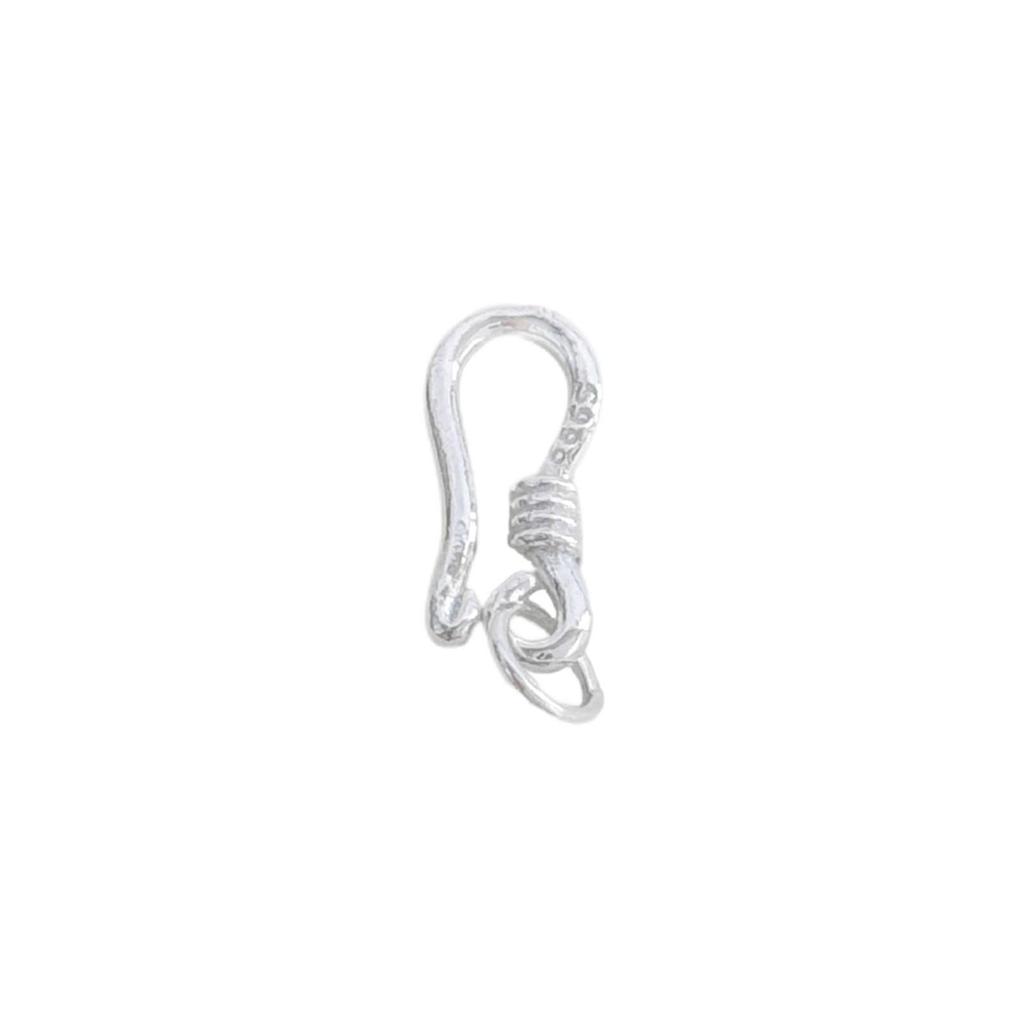 S999 Sterling Silber Helle Hummer- oder S-Schließe für DIY Kristallarmbänder & Halsketten