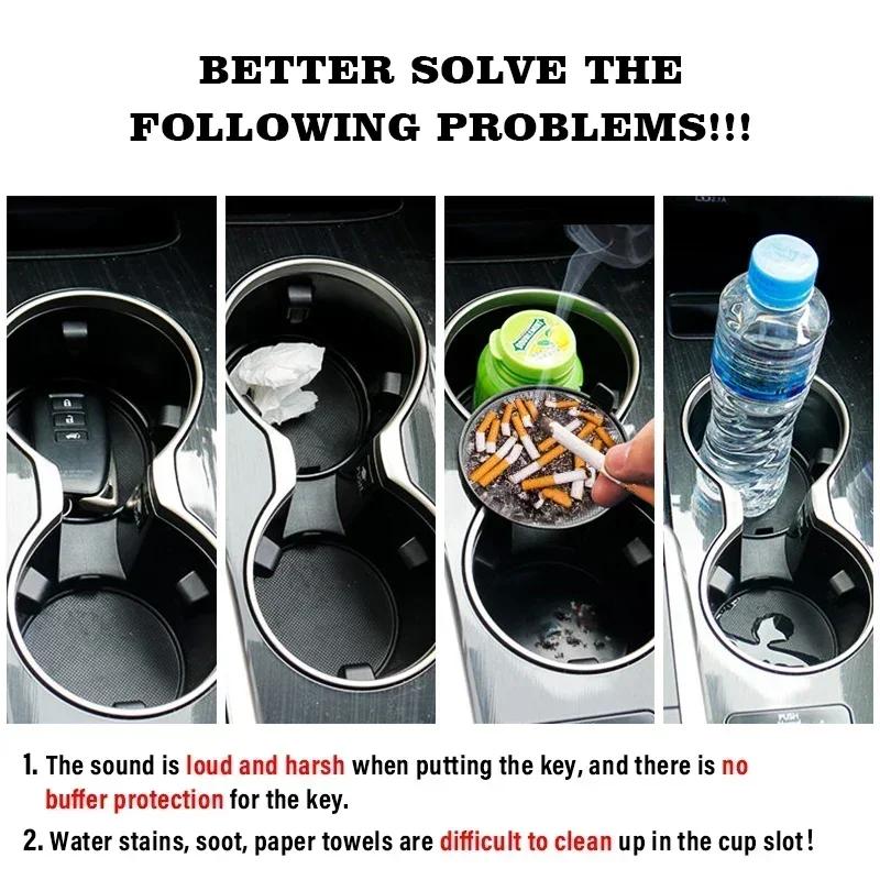 X5 X7 For BMW Car-Styling PVC Car Non-slip Coaster Mat Water Cup Pad For Mini Cooper One S JCW R55 R56 R60 F55 F56 Countryman Au