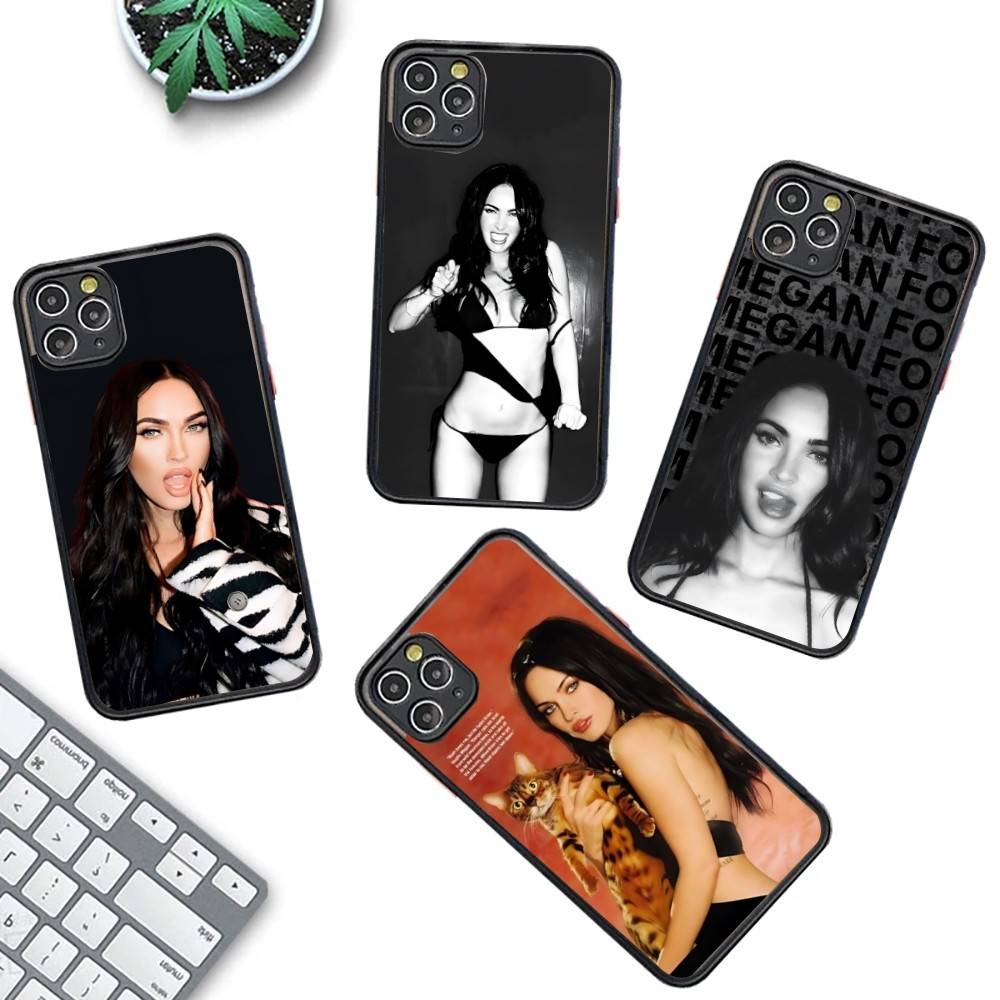 Schauspielerin M-Megan Fox Model Handyhülle Für IPhone 16e 16 15 14 13 12 11 Pro Max X XS Max Plus Matt Klar