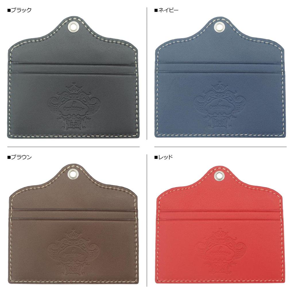 Orobianco OROBIANCO ID Case, Pass Case, Red, ORID-010, ID Case, Card Holder, Card Case