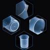 Graduated Scale Plastic Measuring Cups Transparent Measuring Cup  for Cooking Measurement