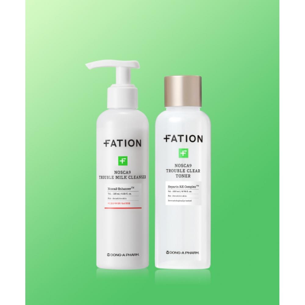 

Fation Northcanine Trouble Milk Cleanser 195ml+clear Toner 200ml NONE