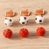 5Pieces Football Pendants Jewelry Making Part Fashion Accessory Perfect for Unique Jewelry Making and Craft Accessories