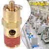 1/4\\\" Male NPT Threaded Inlet Connection 125 PSI Pressure Valve Tank Out Off Pneumatic Tool Air Compressor Safety Relief Valve