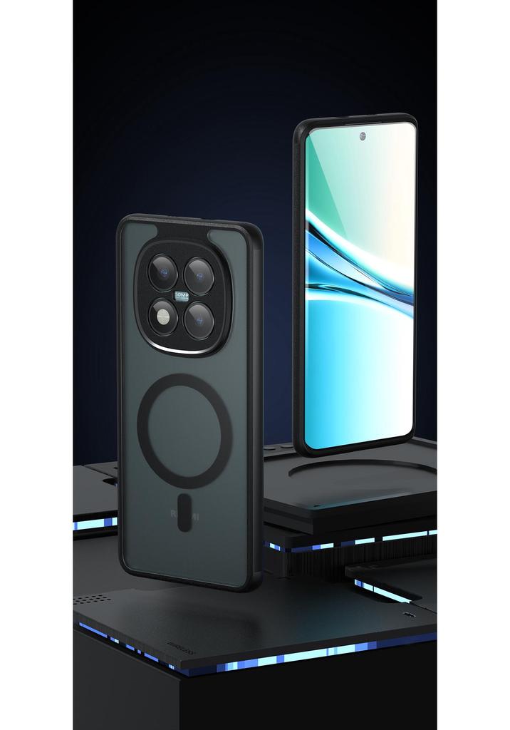 Magnetic Semi-Transparent Matte Protective Case for Redmi K90 Max, Xiaomi 17U, and POCO X8 Pro