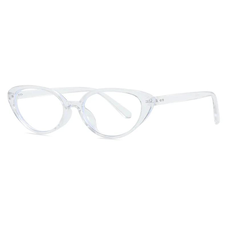 Trendy Small Frame Anti Blue Light Glasses Men and Women Fashion Cat Eyes Versatile Glasses Watching Computers Phones Goggles