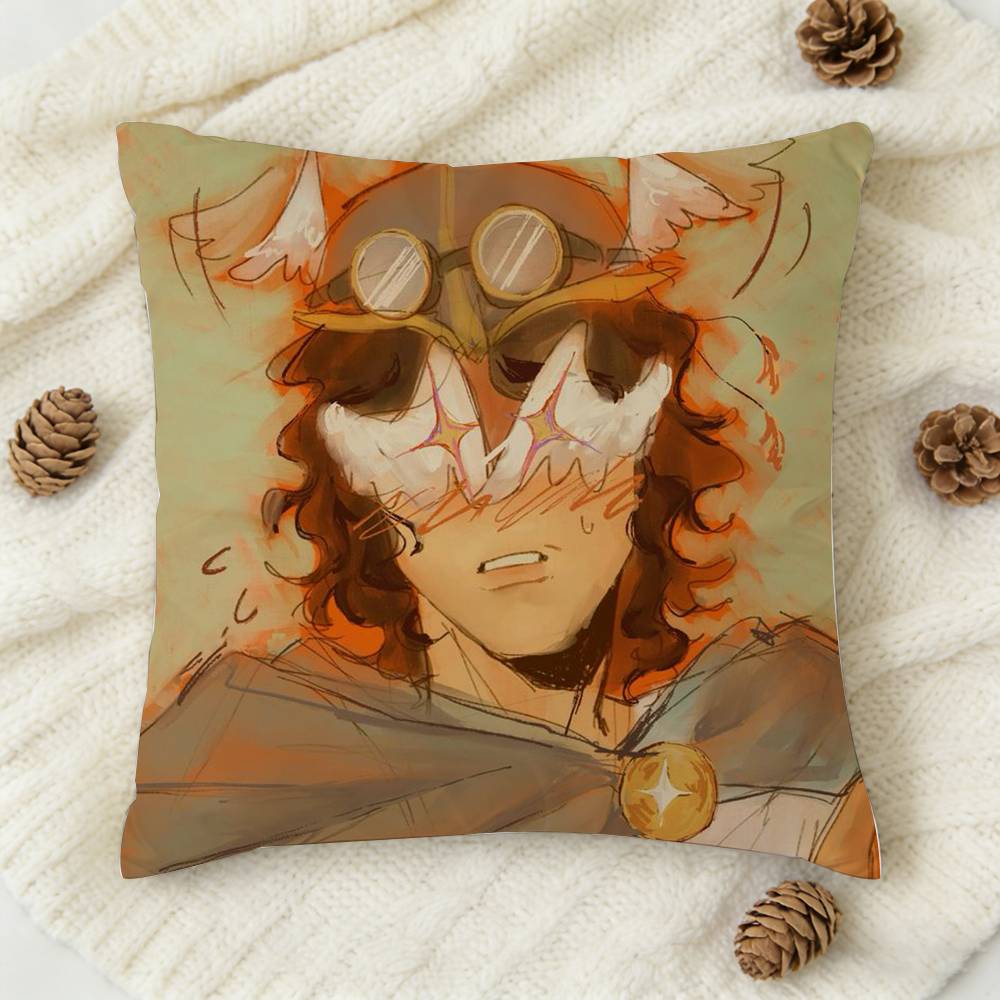 Hermes EEpic The MMusical Doublesided Printed Square Decorative Cushion Cover for Sofa Living Room Home Decor