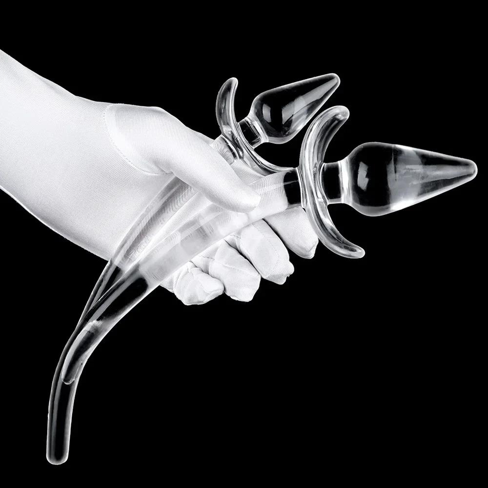 Soft Dog Tail Anal Toys G-spot Stimulator 47cm Long Butt Plug Anal Expander Women Men Gay Sex Game Erotic Toys Sex Products
