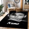 Bold Unique Style Customizable Name Carpet Design for Entryway Kitchen Foyer Decorate room Anti-slip Rug Anime Office Decor Best for Christmas