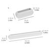 Long Adhesive Wall Hook For Toothpaste Face Cleanser Holders Clip Waterproof Plastic Bathroom Storage Organizer Shelf