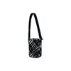 Burberry Adjustable Strap Zipper Closure Polyester Phone Case Men's Black with White Plain Fabric Accents