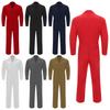 Utility Coverall for Men S-3XL: Easy Wear Front Zipper Jumpsuit, Long Sleeve with Classic Turn-Down Collar, Minimalist Design