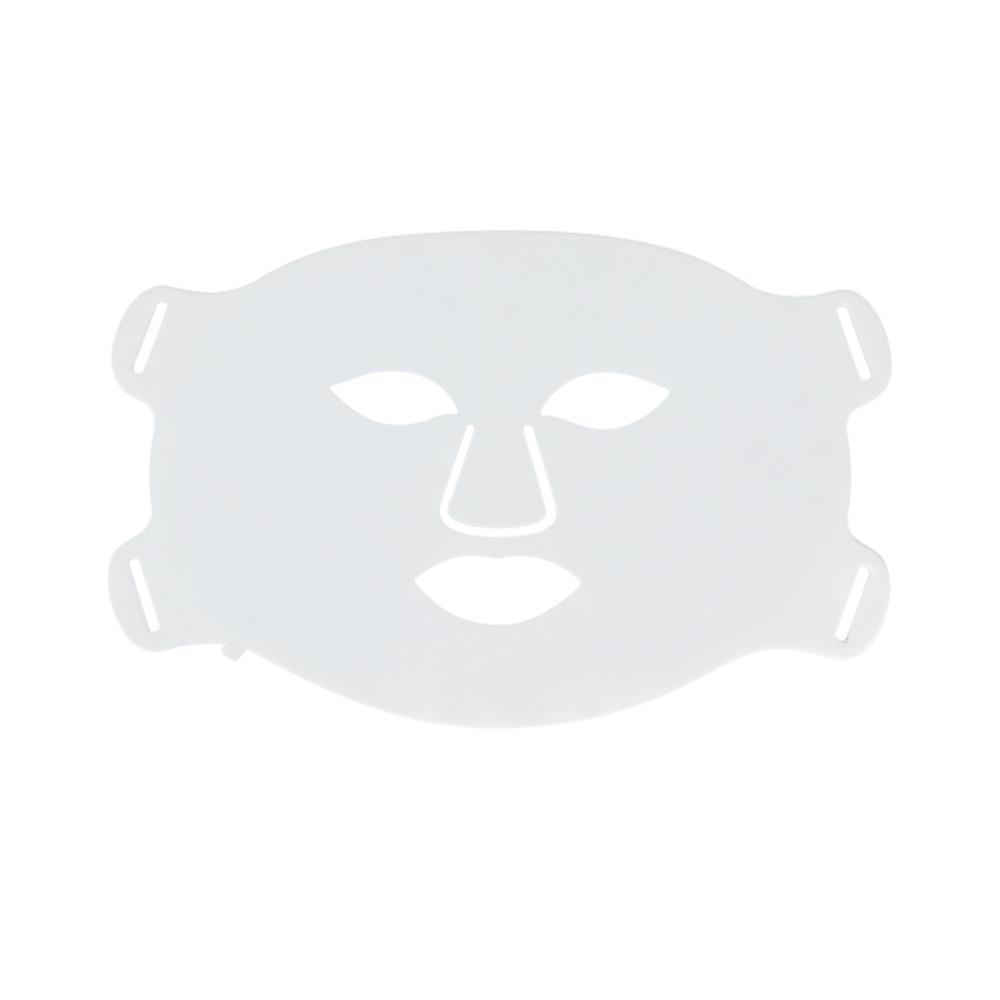 Red-Blue LED Beauty Mask: Home Facial Silicone Photon Rejuvenation Device with Neck Infrared Spectrometer