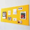 Grooved Felt Wall Sticker Stripes - No-Drill Decorative Panel for Classroom & Living Room.
