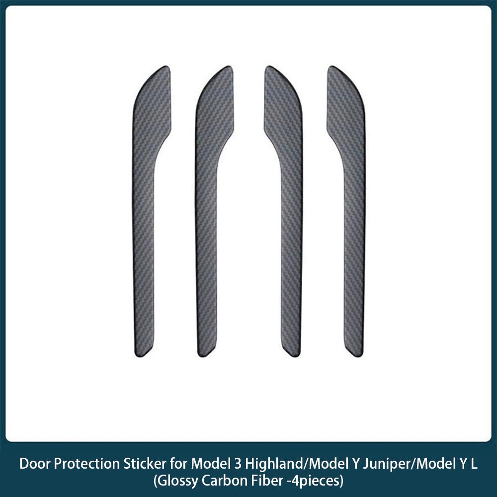 For Tesla Model 3 Y YL Highland Juniper Car Interior Door Switch Button Trim Sticker Door Handle Protector Wrap Cover Accessorie Interior Mirrors 6