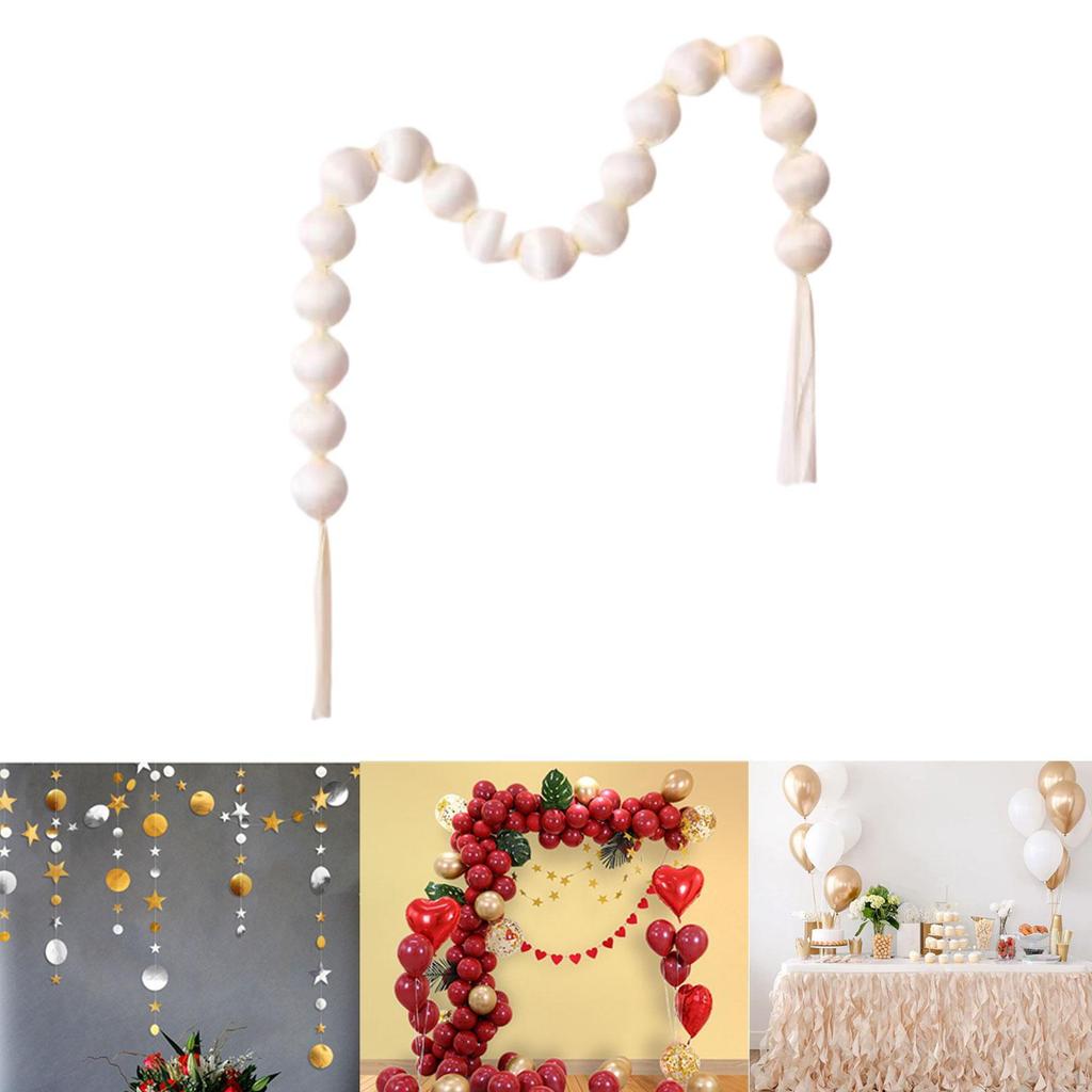 Foam Ball Garland Banner Crafts Making Decor Wedding Decoration Handmade for Bridal Shower