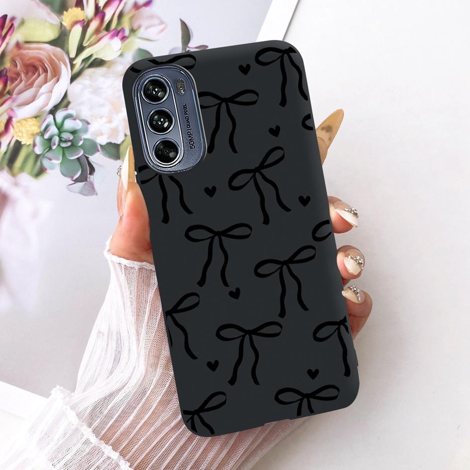 For Motorola Moto G62 5G Case Fashion Butterfly Bowknot Pattern Soft Silicone Cover For Motorola Moto G22 G32 G42 4G Phone Shell