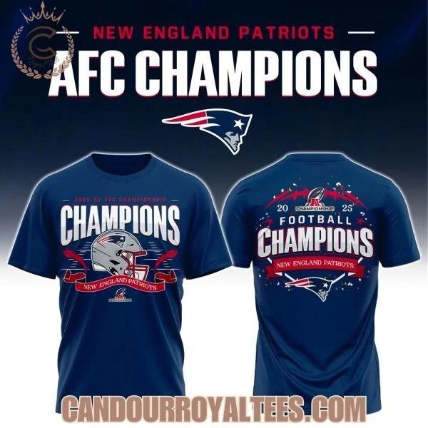 NE Patriot 2025-26 Чемпионы AFC Championship Футболка S-5XL XL