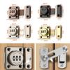 Password Door Lock Bolt Smart Cam Code Lock 3 Digit Combination Sliding Bolt Lock For Mailbox Cabinet Door Hardware