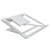 Notebook Stand Folding Portable Silver Aluminum Alloy C6 Laptop Bracket for 11‑17in Laptops