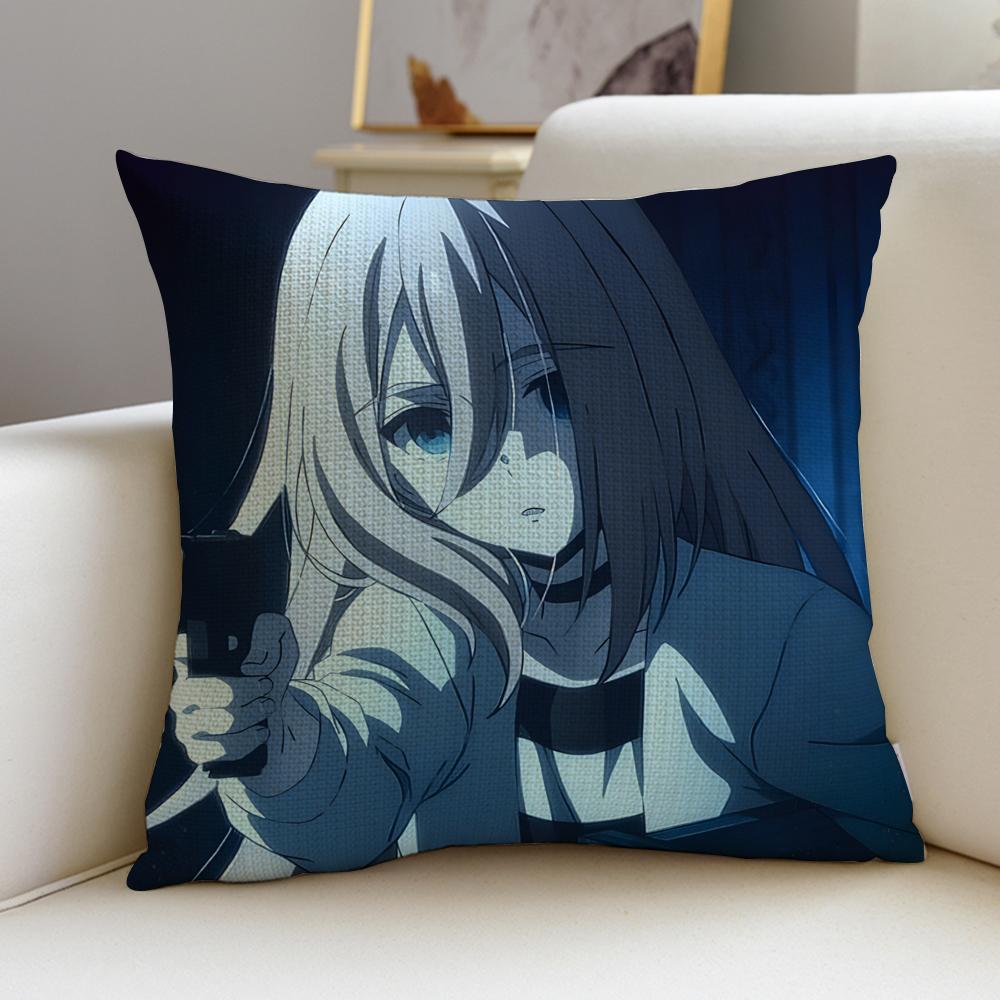 Dark AAngels of DeathS Cushion Cover Breathable and skinfriendly linen pillowcase square removable and washable cushion