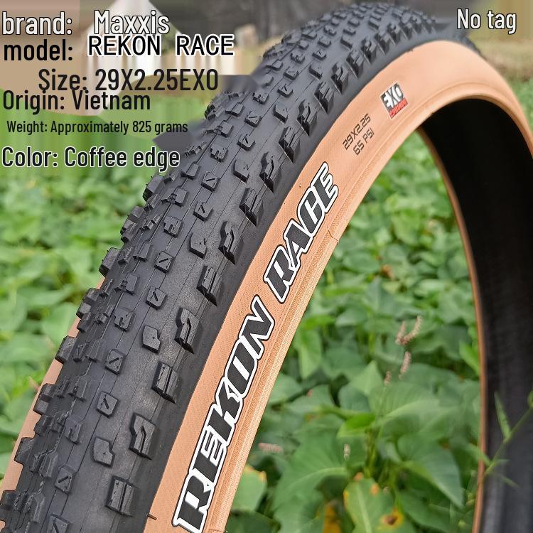 Maxxis REKON RACE Tubeless Faltbarer Mountainbike-Reifen, Gelbe Seitenwand, 27,5/29 x 2,25/2,35
