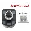 Replacement Electric Side Mirror Knob Adjuster with Ergonomic Design Suitable for Precise Adjustment 4F0959565A MSAD104