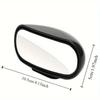 Universal Car Mirror 360° Adjustable Wide Angle Side Rear Mirrors Blind Spot Snap Way for Parking Auxiliary Rear View Mirror