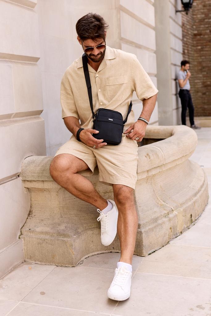 Men's PU Bag R-E3001-6823 Black