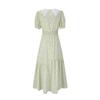 SOUP V-Neck Printed Collar Dress (Sz5Op90)