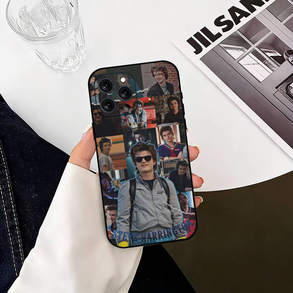 

S-steve H-harrington Phone Case Silicone Soft For IPhone 17 16 15 14 13 12 11 X XR Plus Pro Max Plus iPhone11PROMAX