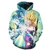 10 Colors Dragon Ball Cartoon Printed Hoodies 2025 Vintage Merch Hoodie Men and Women Hip-hop Sports Pullover Sweatshirt