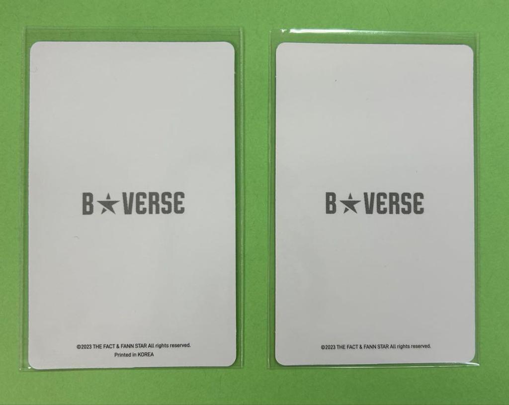 [USED] BVERSE Fukuoka Admission Bonus Trading Cards (2 V)