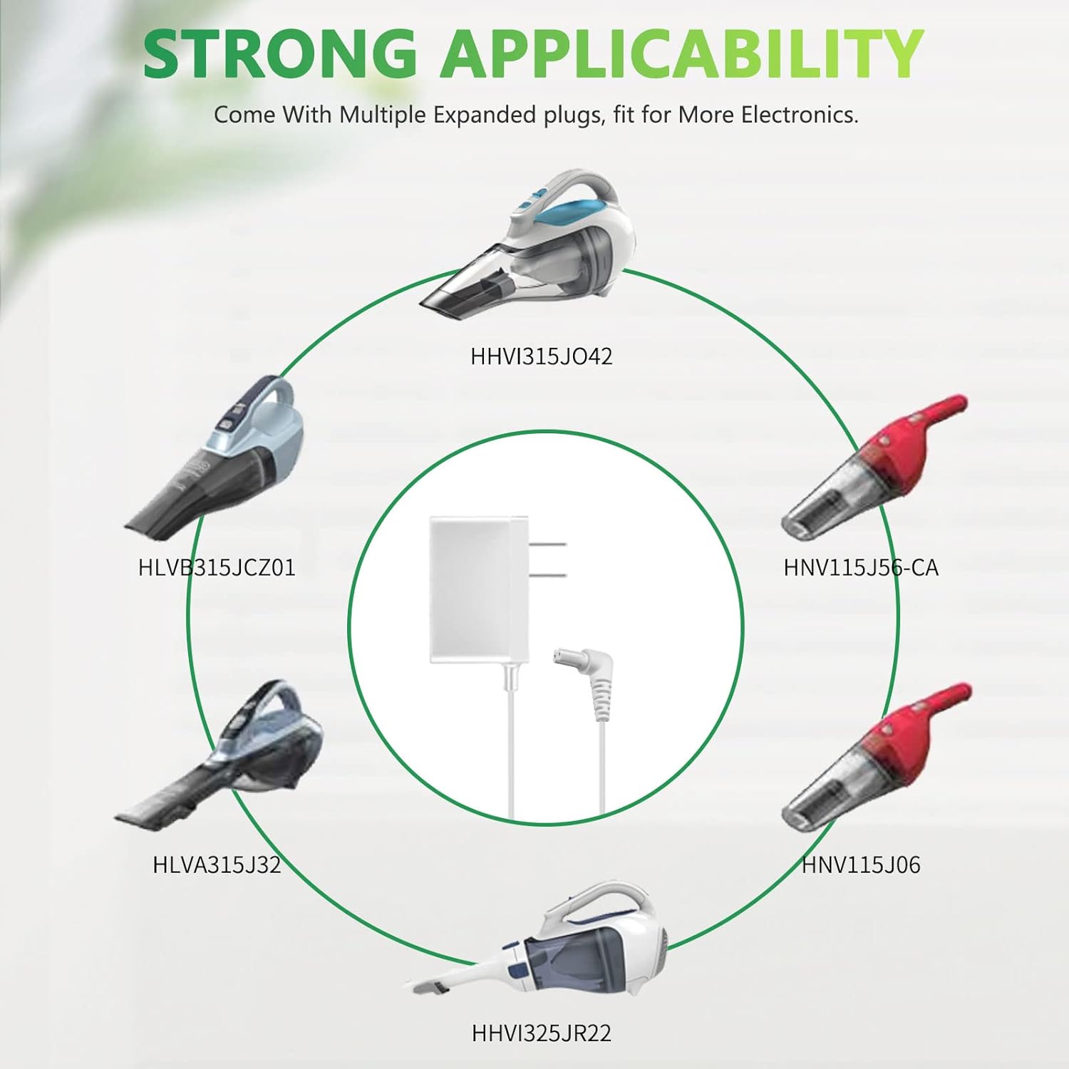 15V Charger Compatible with Black and Decker Dustbuster Handheld Vacuum HHVI315JO42 HHVI320JR02 HLVA320JS10 90627870 S003AQU1500015