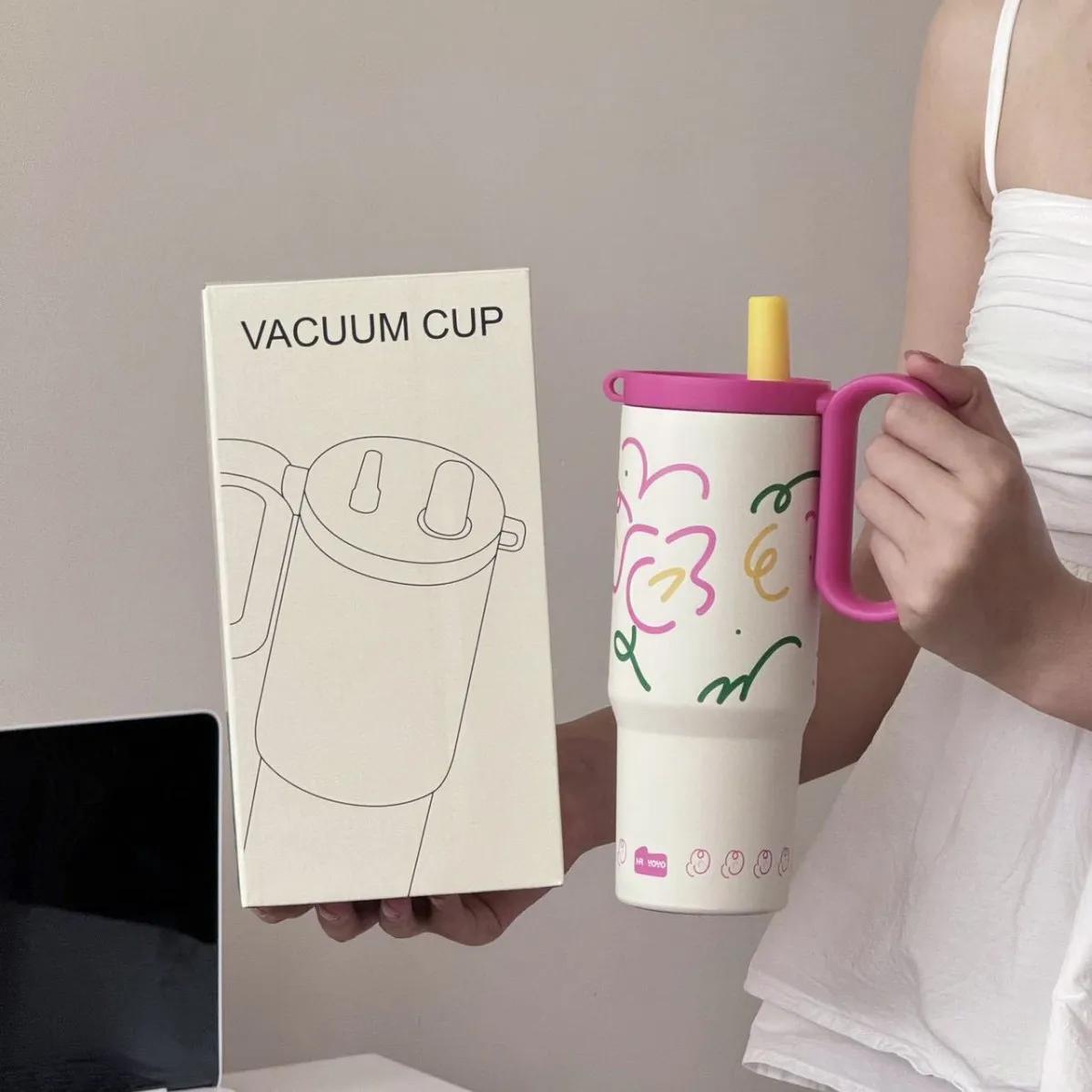 Stainless Steel Portable Coffee Cup 720ml Large Capacity High Value Niche Thermal Insulation Kettle Highgrade Watersensitive Cup 720ml