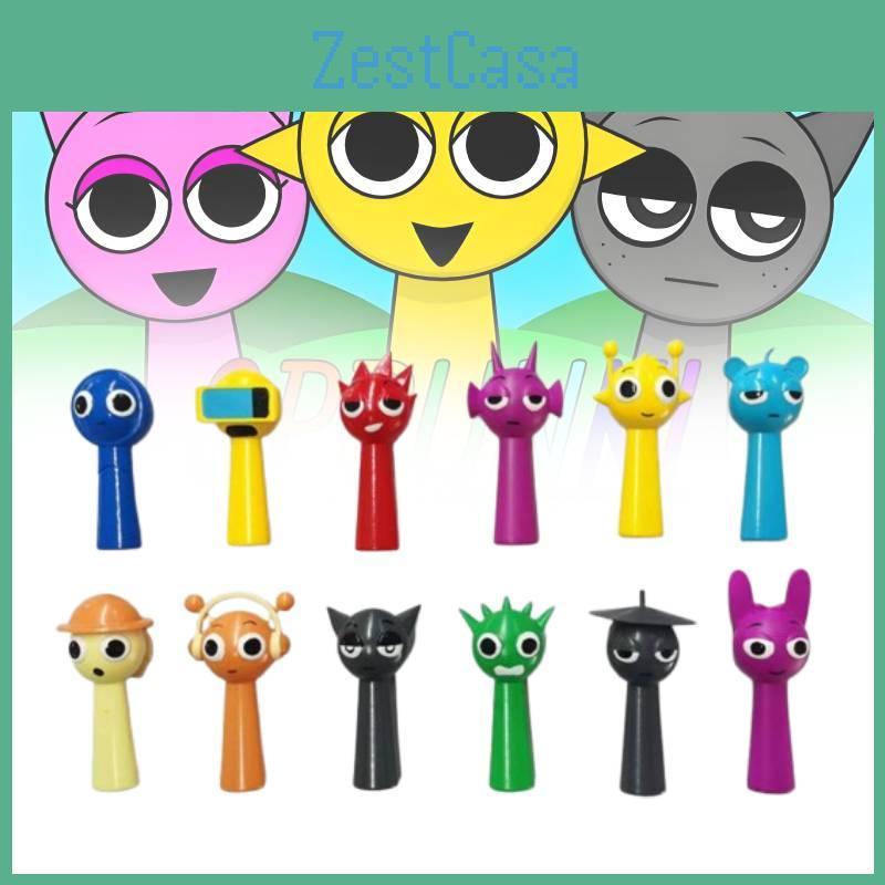 Action Figure Sprunki Model Toys Kids Gift Game Peripheral Decorations Cake