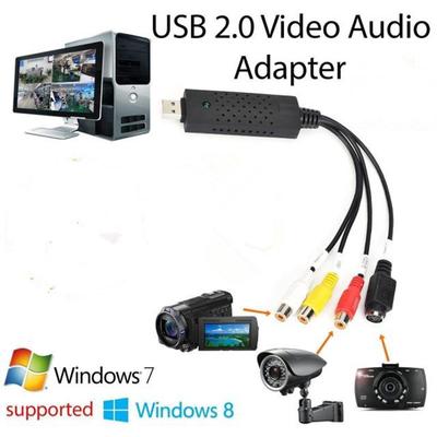 Nowy adapter do kabla USB 2.0 na RCA konwerter adapter karty przechwytywania audio wideo kable komputerowe do telewizora DVD urządzenie przechwytujące VHS