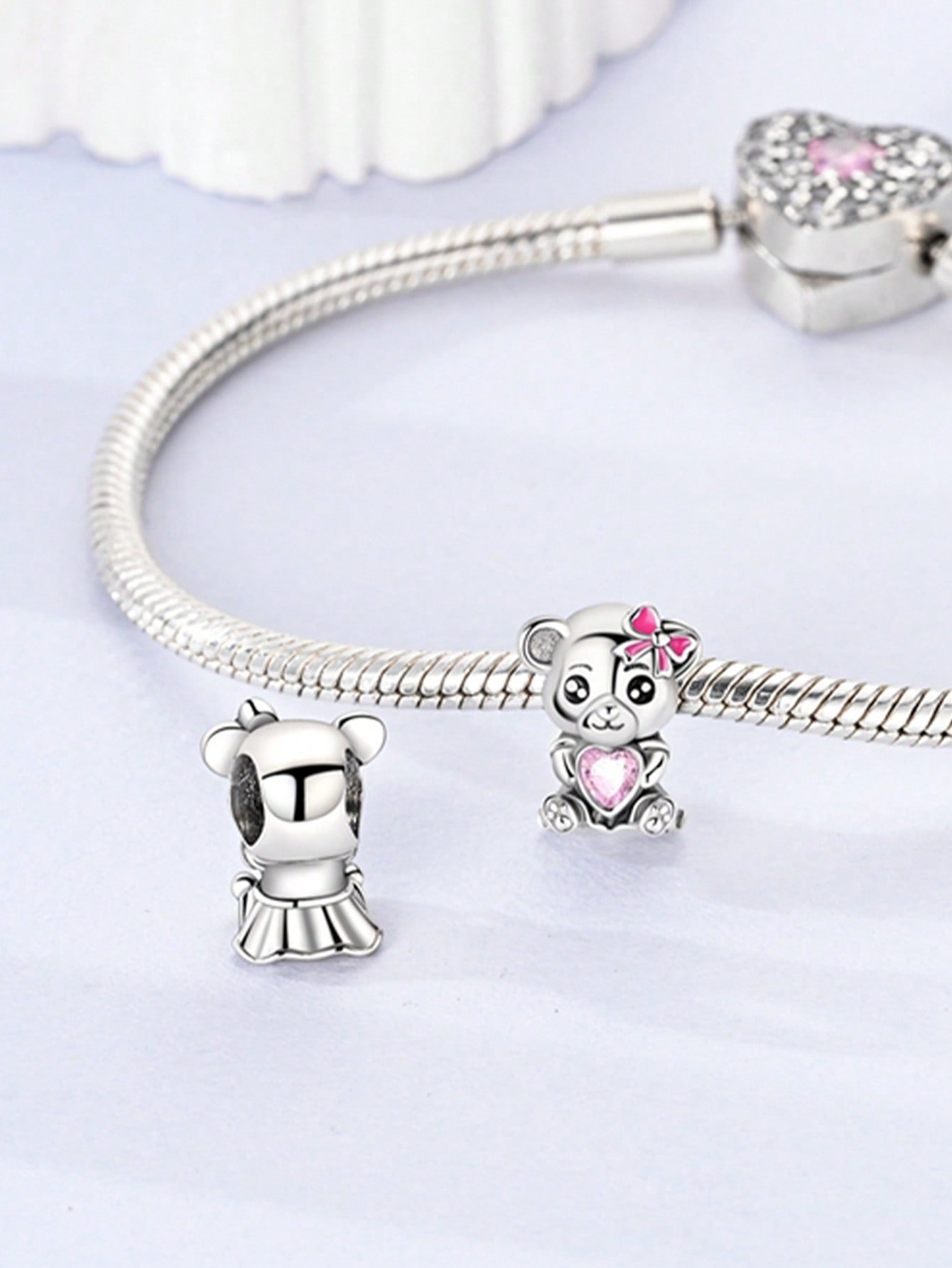

Charms Plata Copper Colors Cute Animals Frog Rabbits Puppies Beads Pendant For Original Bracelet For Women Diy Jewelry Love Gift