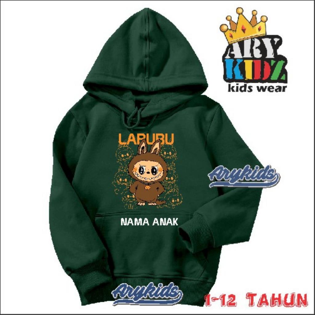 Dziecięca Bluza z Kapturem Nowa Modna Labubu Kids Słodka Kreskówkowa Casualowa Codzienna Bluza 100-160cm Chłopcy Dziewczynki