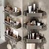Punch-Free Bathroom Triangle Storage Shelf for Shower Essentials