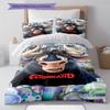 Ferdinand Pattern Bedding,Quilt Set Quilt Cover Pillowcase Home Birthday Gift (1 * duvet cover + 2 * pillowcase, without core)