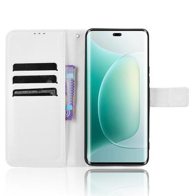 Etui na Honor 300 Pro/300 Ultra PU Skóra Tekstura Diamentu Portfel Pokrowiec na Telefon