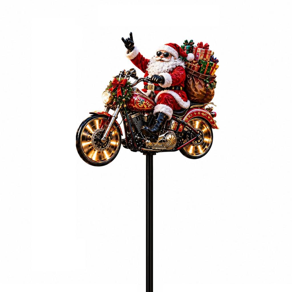 Christmas Ground Stake Decoration for Outdoor Garden Display