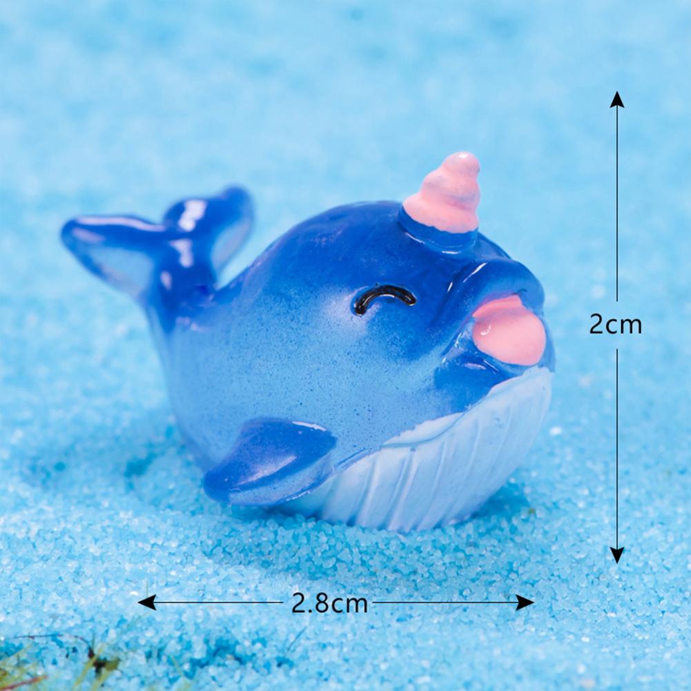 Resin Marine Animal Figure Cartoon Sea Animal Ornaments For Landscape Decoration