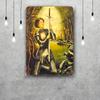 St Joan of Arc Vintage Metal Tin Signs Posters Decor Retro Metal Plaque Wall Art Decor for Garage Bar