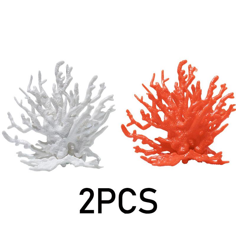 Fake Coral Aquarium Decoration for Aquarium Coral Water Plant Resin Fish Tank Aquascape Simulation ZSP06