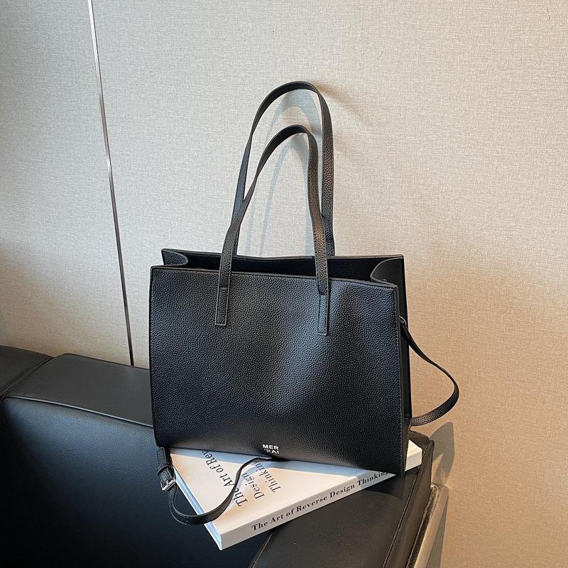 Large capacity bag women's texture commuter tote bag new business handbag fashion shoulder armpit bag