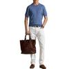 Polo Ralph Lauren Solid Color Cotton Crew Neck Short Sleeve T-Shirt Men Tops Blue 710980681-003