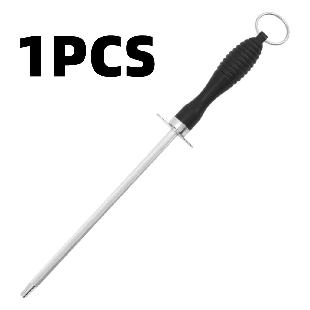 1PC Sharpener Rod Carbon Steel Knife Durable Easy-to-use with Non-Slip Handle Sharpening Blade Rod Knife Kitchen Tools