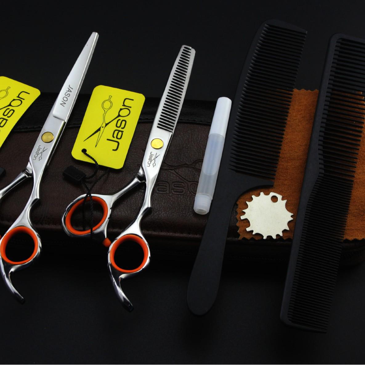JASON HA-05 Gold Hairdressing Scissors & Thinning Shears Set 6.0-inch Set